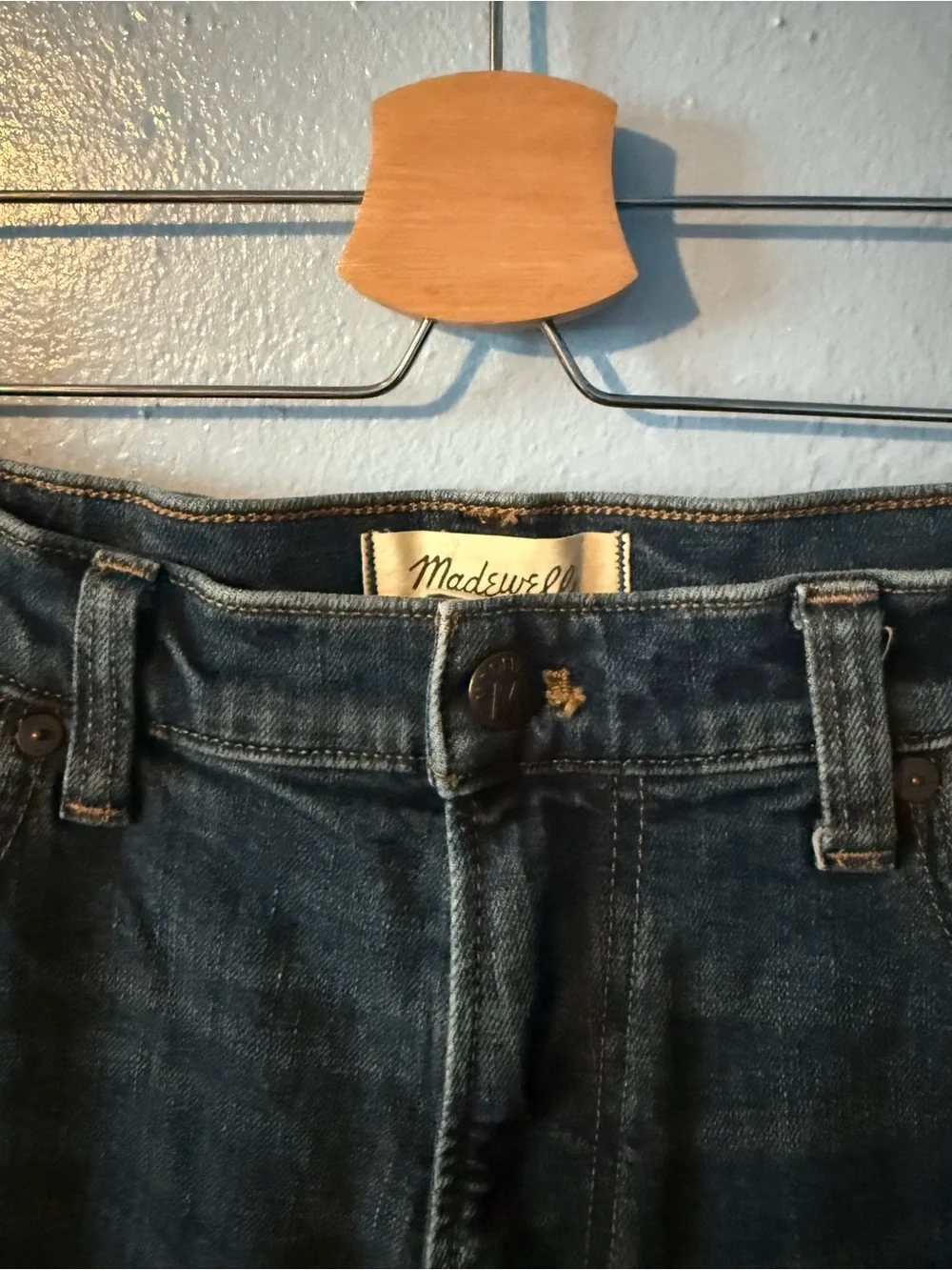 Madewell Men's Skinny Jeans in Washed Black